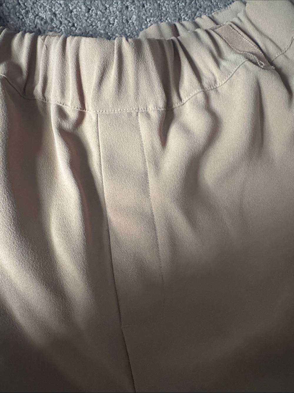 Anthropologie Wide-Leg Tuxedo Stripe Pants in Camel - Picture 8 of 8